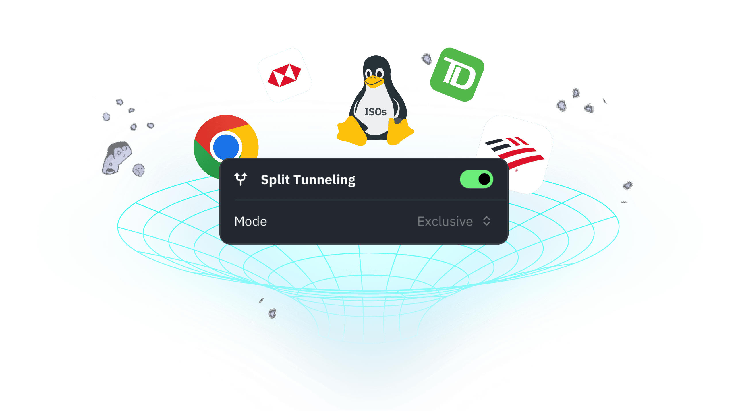 Personalized Protection with Split Tunneling